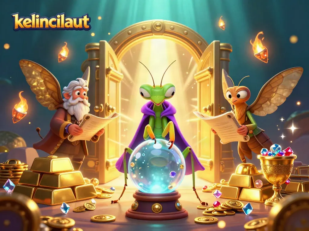 Win big at kelincilaut with a vibrant casino scene, featuring captivating characters and rich treasure.
