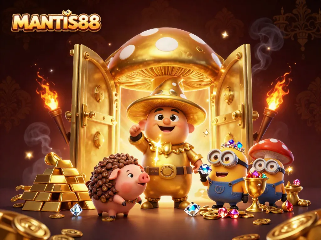 MANTIS88 transforms the game with a vivid illustration of magic and treasure in online lottery excitement.