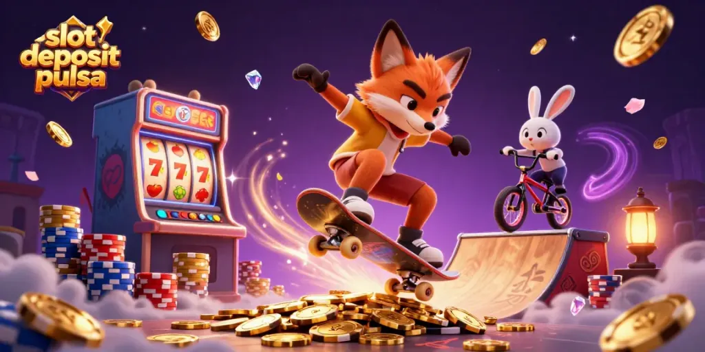 Experience thrilling gameplay with slot deposit pulsa through vibrant graphics, exciting characters, and dynamic elements.