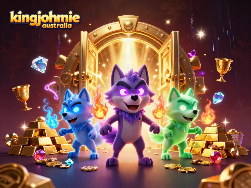 Experience the thrill at kingjohnnie australia with immersive ghostly wolves and treasure in a vibrant casino.