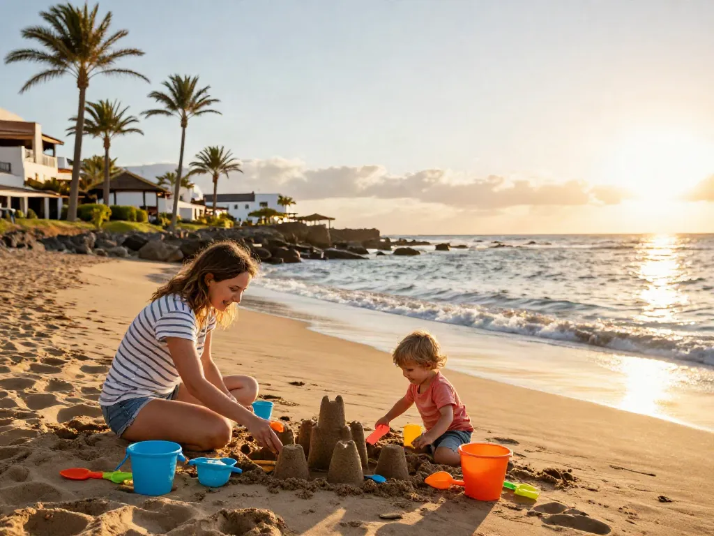 Tenerife Forum family enjoying a beach vacation together, showcasing travel moments and scenic beauty.