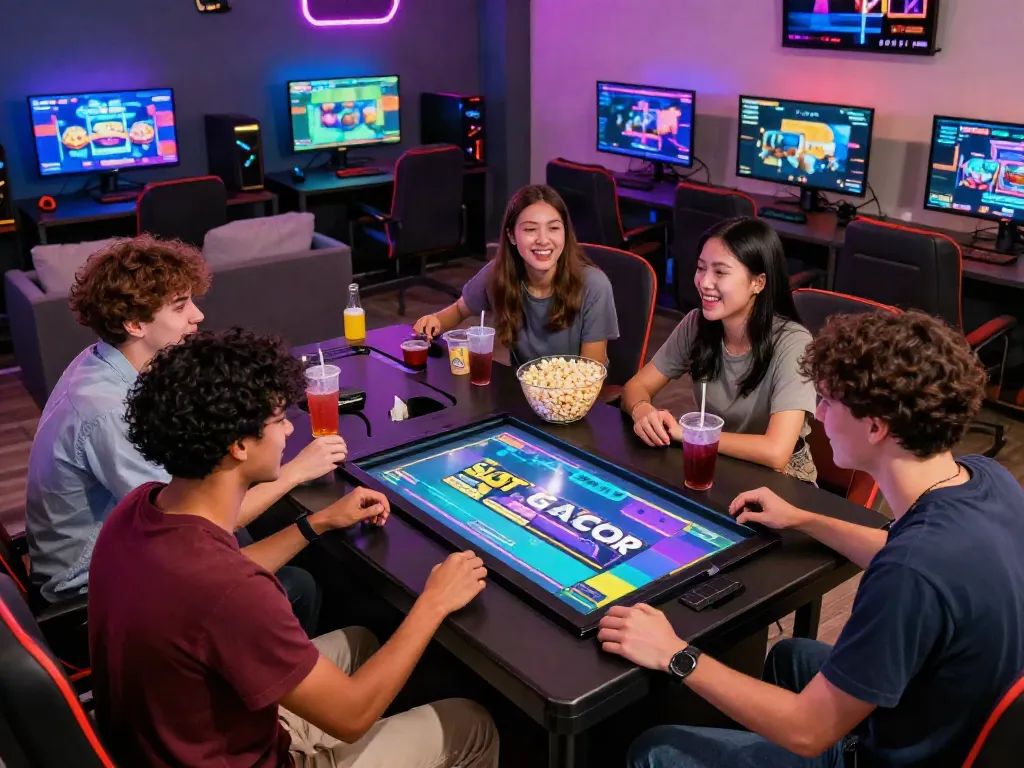 Teman-teman bersenang-senang bermain game di RUSUNTOTO dengan slot gacor yang mengasyikkan.
