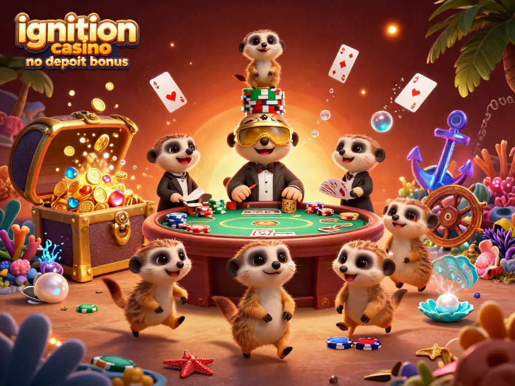 Watch the meerkats enjoy the ignition casino no deposit bonus with playful antics and game elements.