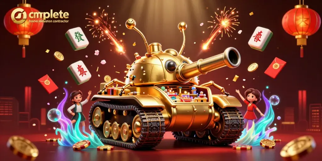Engage with the complete home renovation contractor inside a golden beetle tank casino bursting with life.