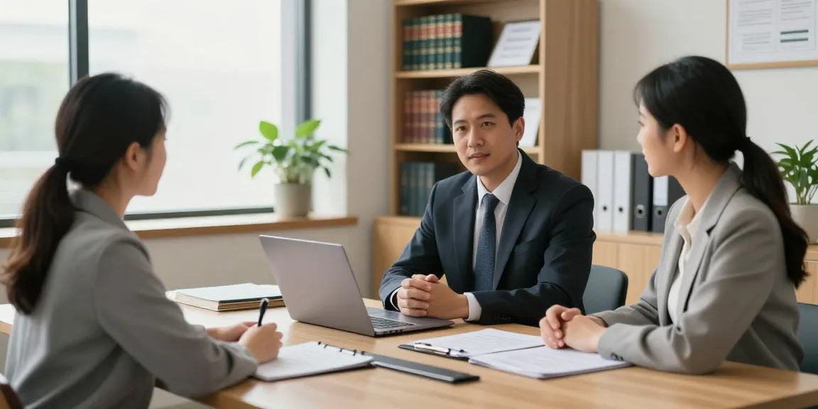 Slip and fall lawyer California consulting with a client in a welcoming office.